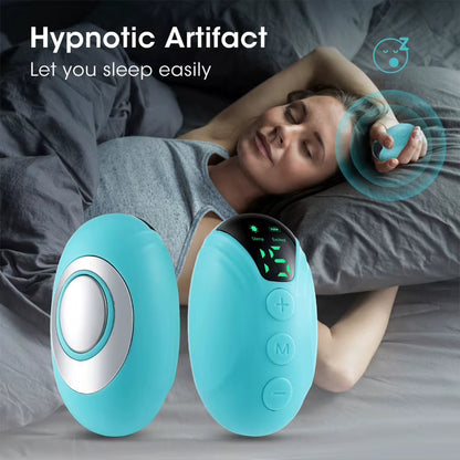 Handheld Sleep Machine Sleep Aid Device 2 Modes Smart Sleep Instrument USB Charging Microcurrent Sleep Aid for Sleep Improving