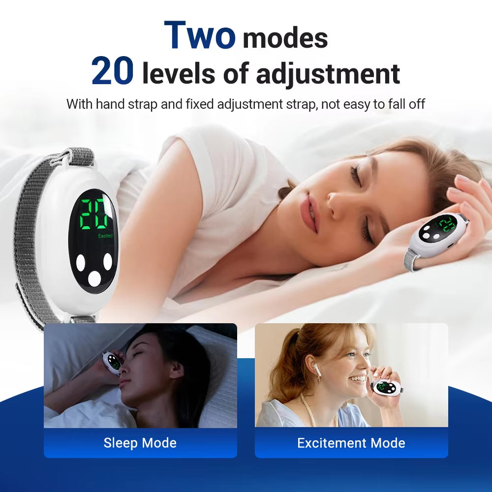 Micro-Current Smart Sleep Instrument Handheld Sleep Aid Relieves Stress Anxiety Insomnia Improves Sleep Palm Pulse Sleep Aid