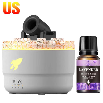 Volcanic Crack Light Cannon Blast Aroma Humidifier Cannons Humidifier Essential Oil Diffuser Aromatherapy Humidifier Diffuser